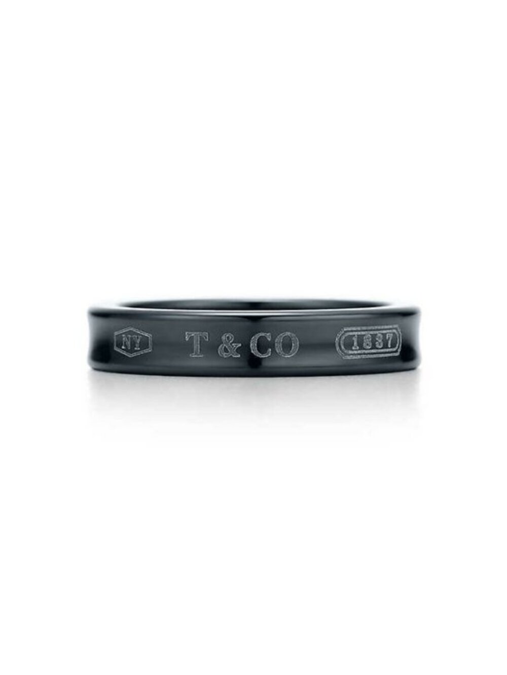 Tiffany & Co. Black 1837 Titanium Ring